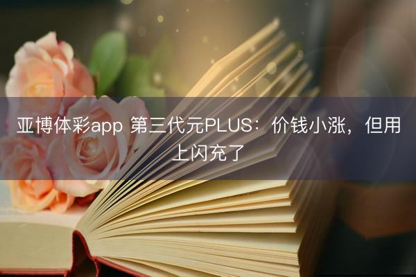 亚博体彩app 第三代元PLUS：价钱小涨，但用上闪充了
