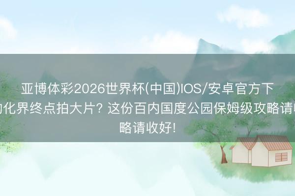 亚博体彩2026世界杯(中国)IOS/安卓官方下载 物化界终点拍大片? 这份百内国度公园保姆级攻略请收好!